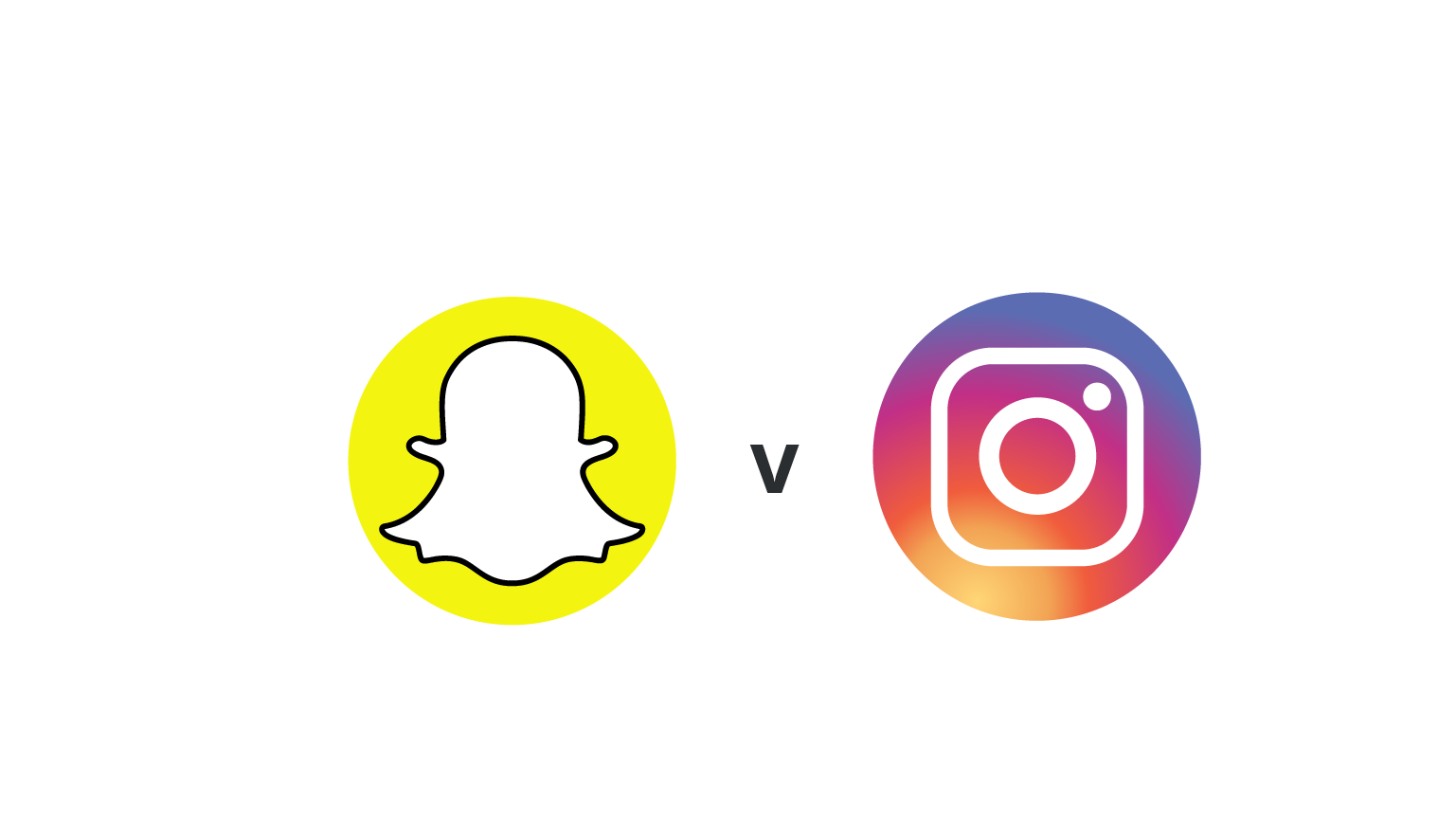 Snapchat und Instagram