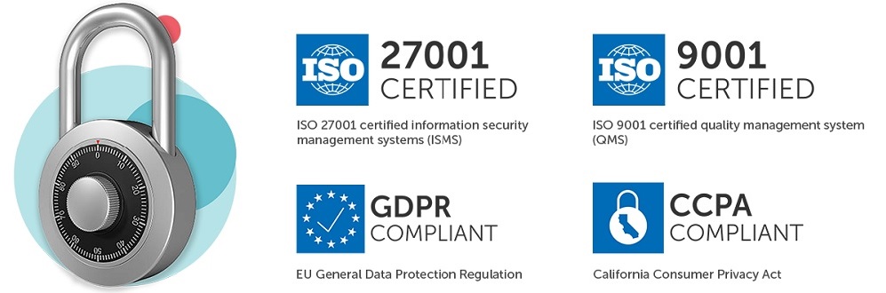 ISO-Zertifizierungen und Schlossbild